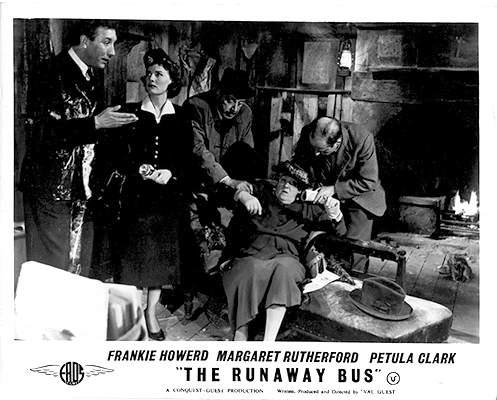 The Runaway Bus Lobby Card - with Frankie Howerd, Petula Clark, and Margaret Rutherford,